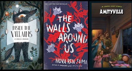 TBR-082418 horror kidlit books children's books ghosts graphic novels