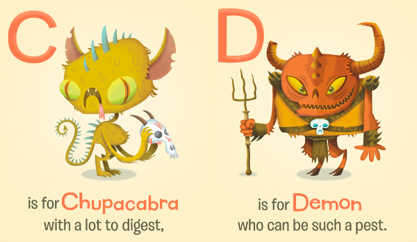 Monster-ABC-Kyle-Sullivan-Derek-Sullivan-C-Chupacabra-D-Demon