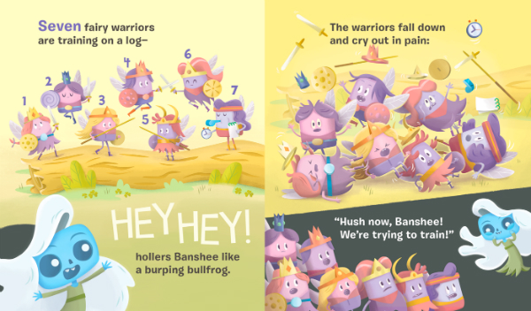 Hush Now, Banshee! monster book kidlit book review board book